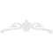 Ekena Millwork Pitch Florence Architectural Grade PVC Gable Pediment, 60"W x 17 1/2"H x 1"P (7/12) GPP060X018X100FLO - alternate 4